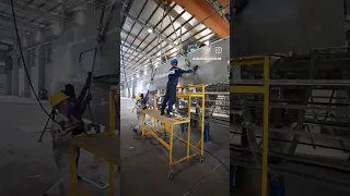 Side shell plate #welding #aluminiumfabrication #performanceboats #boatbuild #construction