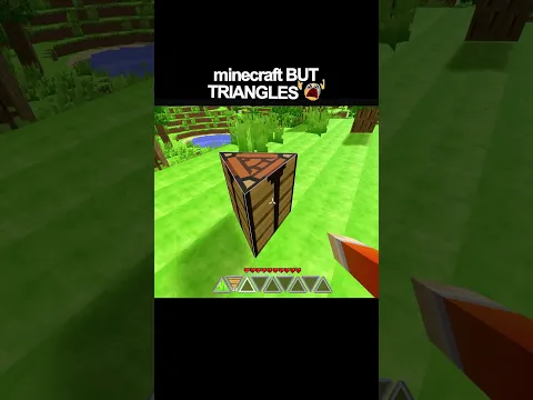 minecraft BUT TRIANGLES