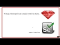 11 Working with dropdowns with selenium webdriver using ruby