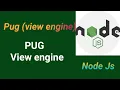 Complete Pug View Engine Part Node Js tutorial in Hindi 2021