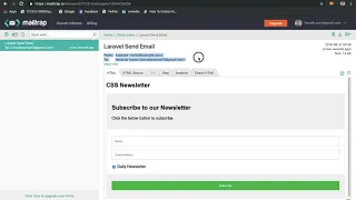 Laravel Send Email Example Email SMTP Mailtrap
