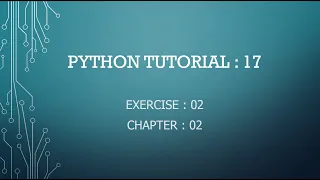 Python Tutorial 17 Exercise 02 Exercise of indexing and String formatting