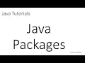 Java Tutorials Packages in Java