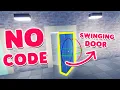 How to Make a Swinging Door in Roblox Studio with NO SCRIPT Beginner Friendly Tutorial