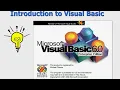 Introduction to Visual basic VB Class 8th Chapter - 8 Part 1