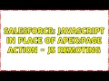 Salesforce Javascript in place of apex page action - JS remoting