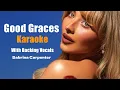 Download Lagu Good Graces - Karaoke w Backing Vocals Sabrina Carpenter