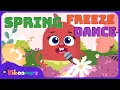 Spring Freeze Dance - THE KIBOOMERS Preschool Movement Songs