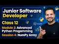 Class 12 IT-ITes Module 2 Advanced python programming Session 4 Numpy Array