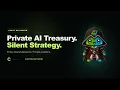 4lpha AI Private AI Treasury on Canton Network Demo 1
