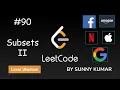 Subsets 2 Data Structures Bitmask 90 LeetCode Day 03
