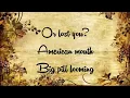 Flightless Bird, American Mouth Lyrics (HD)