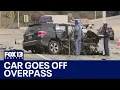 1 dead after car goes off overpass in Tukwila FOX 13 Seattle