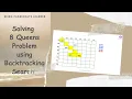 Solving the 8 Queens Problem Using Backtracking Search Animated