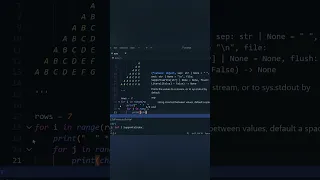 Alphabets Pattern Printing in Python Mind-Blowing Python Mini Project
