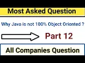 Why is Java not a pure object oriented language Part 12 Java Interview Question Important