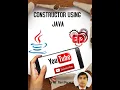 L-16 Constructor in java Default constructor parameterized constructor by Ravi Poswal