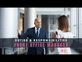 Duties and Responsibilities of a Front Desk Manager in Five Star Hotel