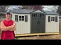 Ultimate Storage Solution Lifetime 15x8 Dual Door Shed - Watch Before You Buy