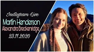 Instagram Live Virgin River Martin Henderson y Alexandra Breckenridge 2020