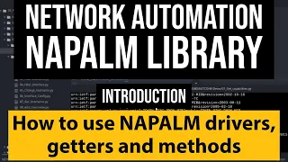 NAPALM python How to use Multivendor Device Drivers Getters and methods Network Automation Tutorial