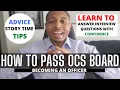 OCS BOARD INTERVIEW WHAT TO EXPECT