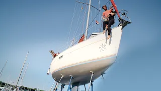 today, we SPLASH our sailboat | Ep.73 STLT