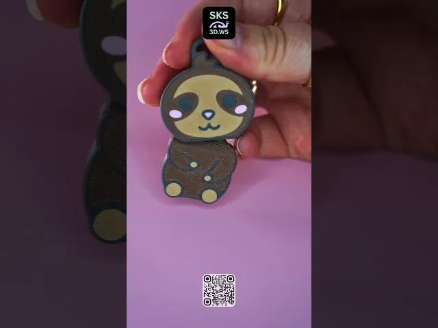 Sloth Wiggle Keyring video thumbnail