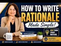 How to write the Rationale of the Study I Chapter 1 Made Simple
