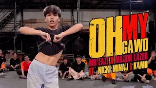 oh my gawd mr eazi u0026 major lazer ft nicki minaj u0026 k4mo choreography by c hi n