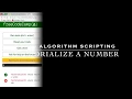 Basic Algorithm Scripting Factorialize a Number