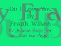 Frank Wilson - Do I Love You