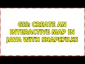 GIS Create an interactive map in Java with shapefiles