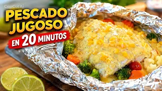 Filete de pescado jugoso en menos de 20 minutos 