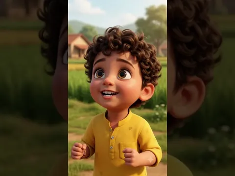 🥰 गाँव के प्यारे बच्चों की मजेदार कहानी ❤️ | AI Cartoon Video 😍 | Jamshed AI Cartoon #Shorts