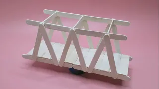 A simple yet sturdy wooden model bridge - let your creativity run wild!