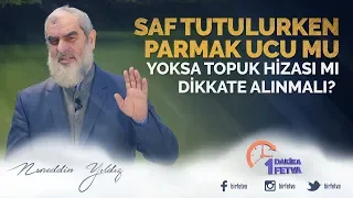 Saf tutulurken parmak ucu mu yoksa topuk hizası mı dikkate alınmalı?