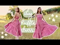DIY Tiered Ruffle Dress Step by Step Sundress Tutorial