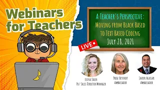 Coding in the Classroom A Teacher s Perspective Moving from Block-Based to Text-Based Coding