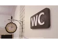 Toilet signs 3D-printable in dual colour with modular parts