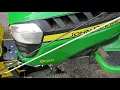 John deere snow blower attachment for 100 series lawn tractor - please read update in description