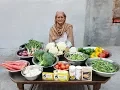 VEGETABLE SOUP prepared by my GRANNY mixed vegetable clear soup recipe