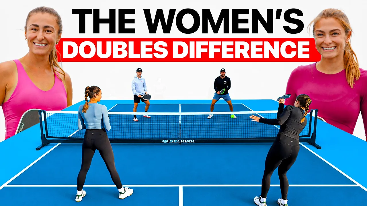 How Women's Doubles Pickleball Strategy Differs from Men's