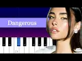 Download Lagu Madison Beer - Dangerous  (Piano tutorial)