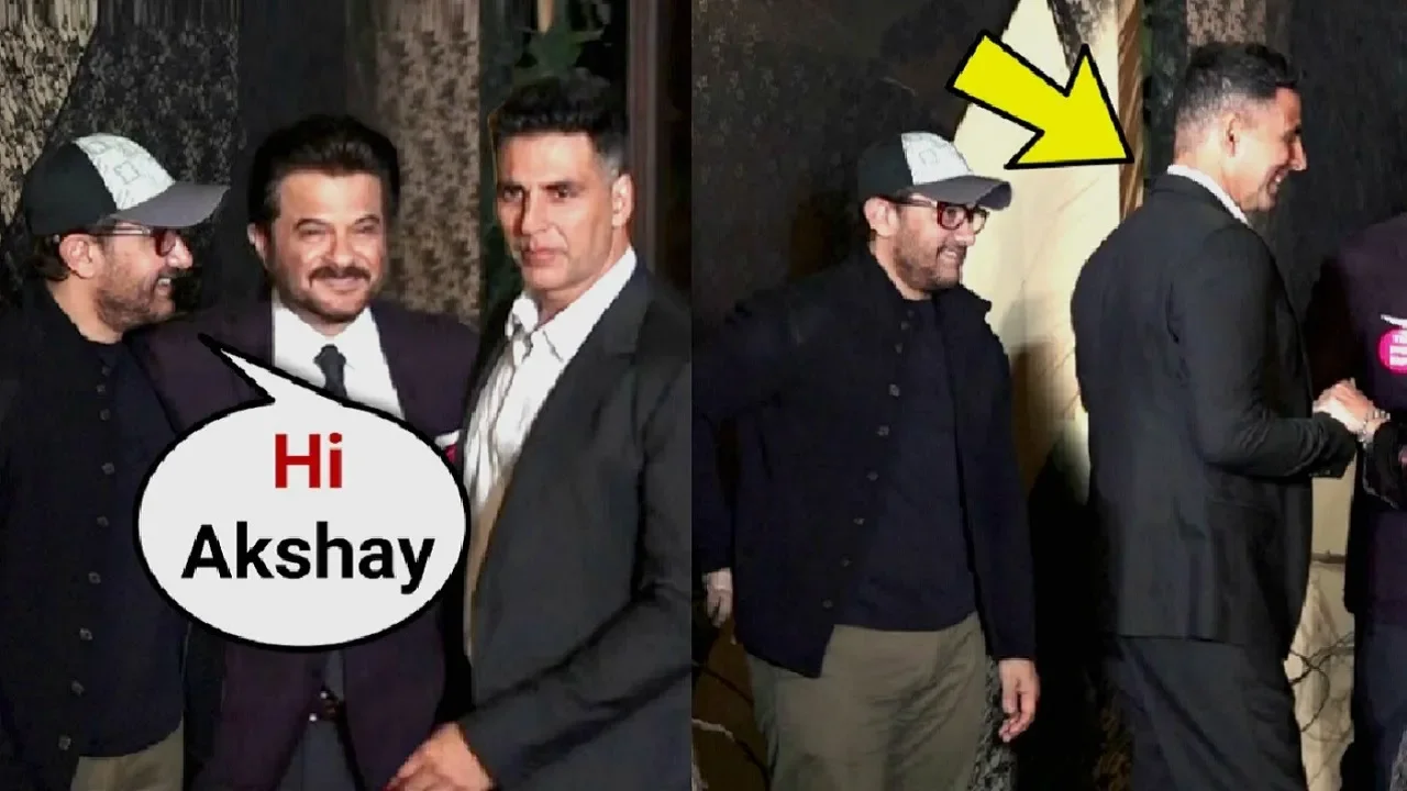 Akshay Kumar Ignores Aamir Khan At Mukesh Bhatt Daughter Wedding