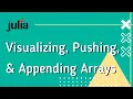 Julia Basics 3 Visualizing Pushing and Appending Arrays