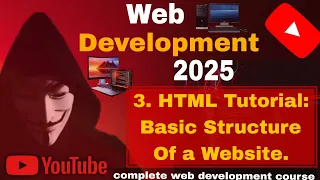 HTML Tutorial Basic Structure of a Website Web Development Tutorials
