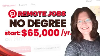 Pinterest Is Hiring REMOTE MORE High Pay No Degree Remote Jobs