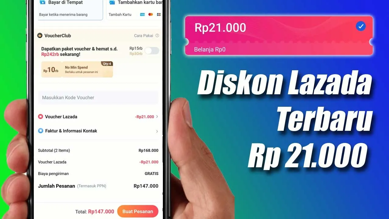 CARA MENDAPATKAN DAN MENGGUNAKAN VOUCHER GRATIS ONGKIR LAZADA TERBARU