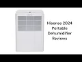 HvacRepairGuy 2024 Hisense Brand Portable Dehumidifier Reviews